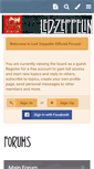 Mobile Screenshot of forums.ledzeppelin.com